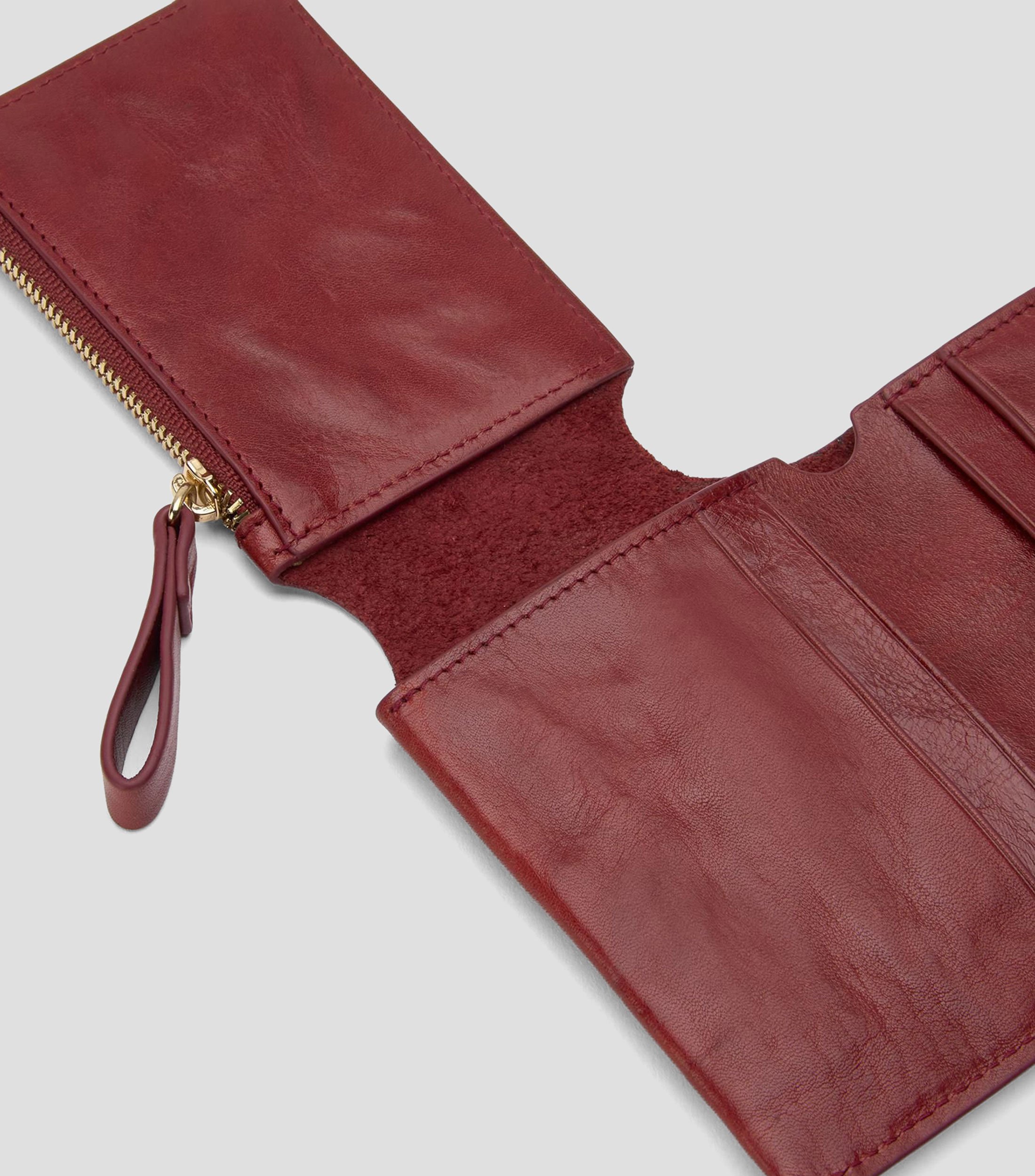 Cartera en Piel lisa Mujer